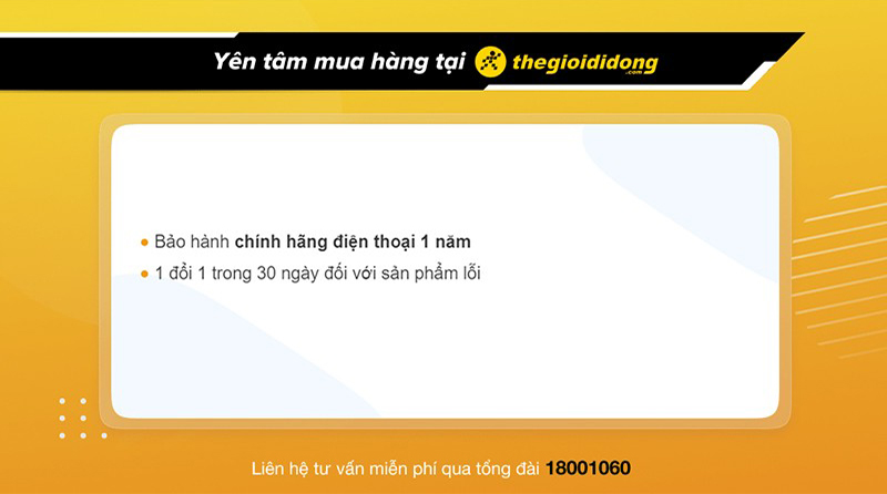 Thế Giới Di Động và chính sách bảo hành hấp dẫn